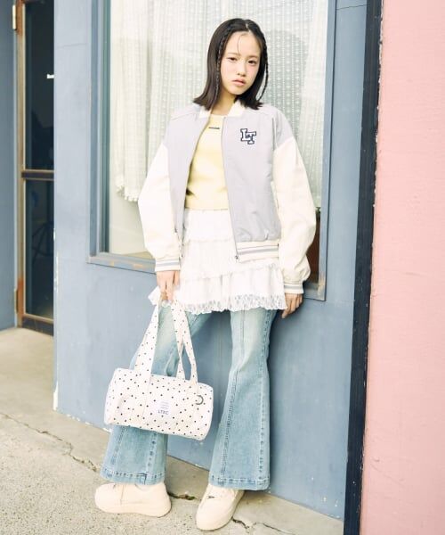 Lovetoxic / ラブトキシック ブルゾン | 【LTXC/撥水】中綿入りスタジャン | 詳細1