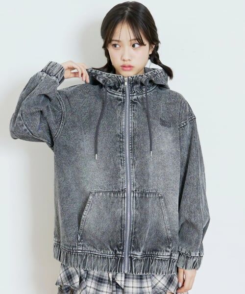 Lovetoxic / ラブトキシック ブルゾン | 【LTXC】【セット可】デニムパーカー（グレー）