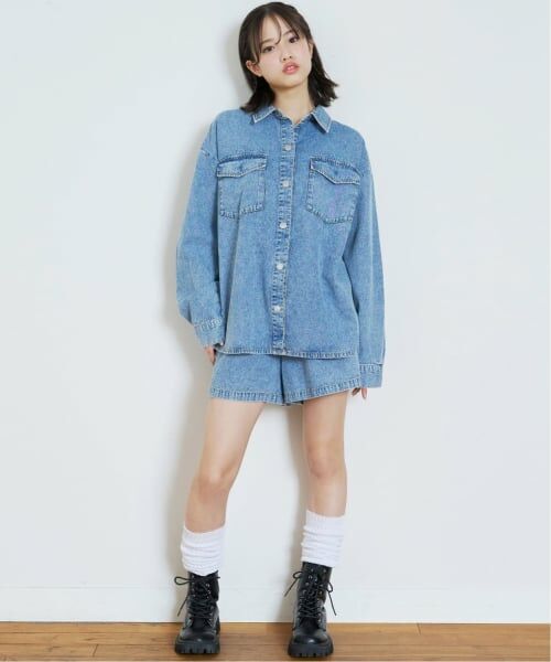 Lovetoxic / ラブトキシック シャツ・ブラウス | 【LTXC】デニムシャツセット | 詳細2