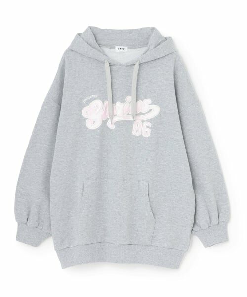 Lovetoxic / ラブトキシック ミニ丈・ひざ丈ワンピース | 【LTXC/綿100%】ロゴパーカチュニックワンピ | 詳細13