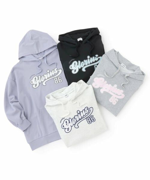 Lovetoxic / ラブトキシック ミニ丈・ひざ丈ワンピース | 【LTXC/綿100%】ロゴパーカチュニックワンピ | 詳細9