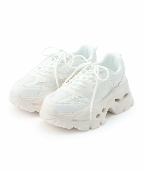 Lovetoxic / ラブトキシック スニーカー | 【LTXC】厚底ダッドスニーカー（白）