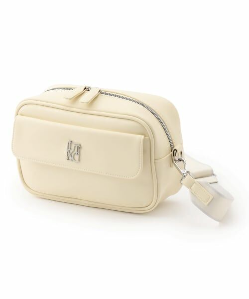 Lovetoxic / ラブトキシック ショルダーバッグ | 【LTXC】ジャガードテープフラップショルダー（クリーム）