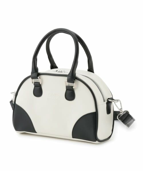 Lovetoxic / ラブトキシック ショルダーバッグ | 【LTXC】エンボスミニハンドルボストン（アイボリー）