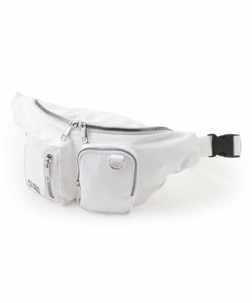 Lovetoxic / ラブトキシック メッセンジャーバッグ・ウエストポーチ | 【LTXC】ナイロンウエストバッグ（オフ ホワイト）