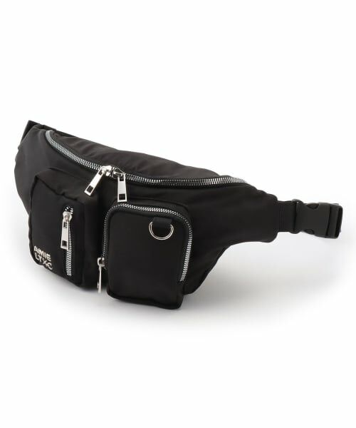 Lovetoxic / ラブトキシック メッセンジャーバッグ・ウエストポーチ | 【LTXC】ナイロンウエストバッグ（黒）