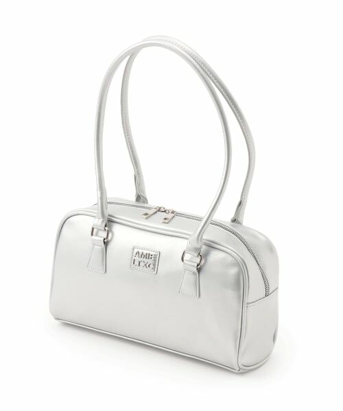 Lovetoxic / ラブトキシック ハンドバッグ | 【LTXC】スクエアロングハンドルボストン（シルバー）