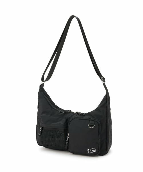 Lovetoxic / ラブトキシック ショルダーバッグ | 【LTXC】ダブルポケットショルダー（黒）