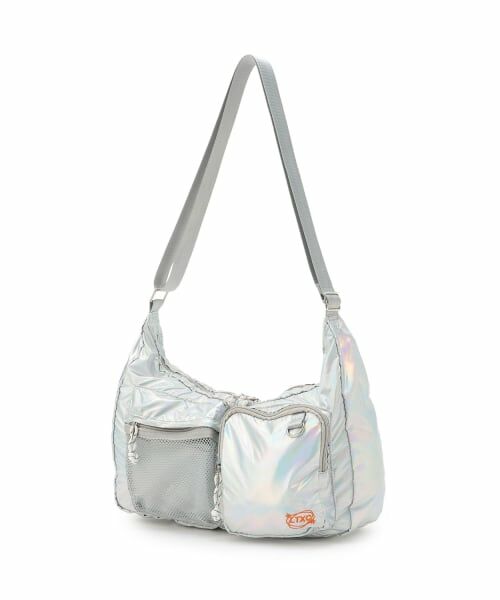 Lovetoxic / ラブトキシック ショルダーバッグ | 【LTXC】ダブルポケットショルダー（シルバー）