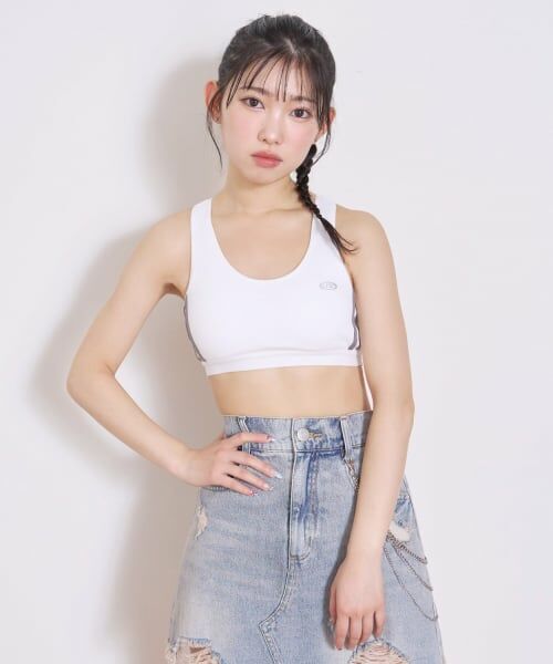 Lovetoxic / ラブトキシック その他インナー・ルームウェア | 【LTXC】ラインハーフトップ | 詳細1