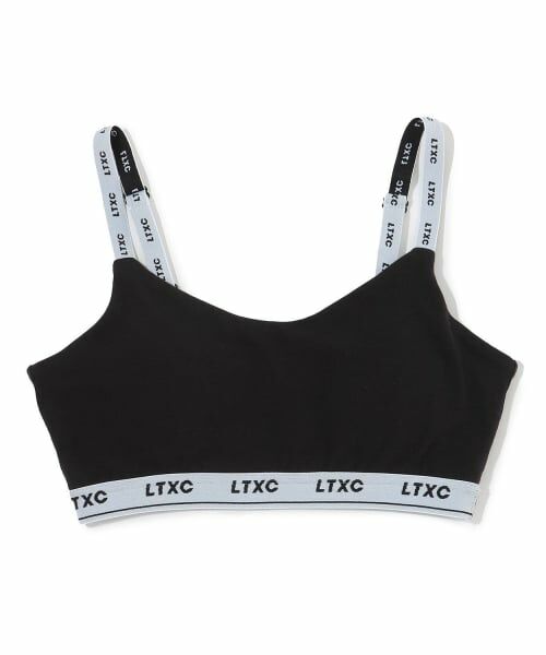 Lovetoxic / ラブトキシック その他インナー・ルームウェア | 【LTXC】ロゴ紐2wayハーフトップ（黒）