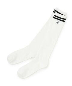 Lovetoxic / ラブトキシック ソックス | ラインリブハイソックス