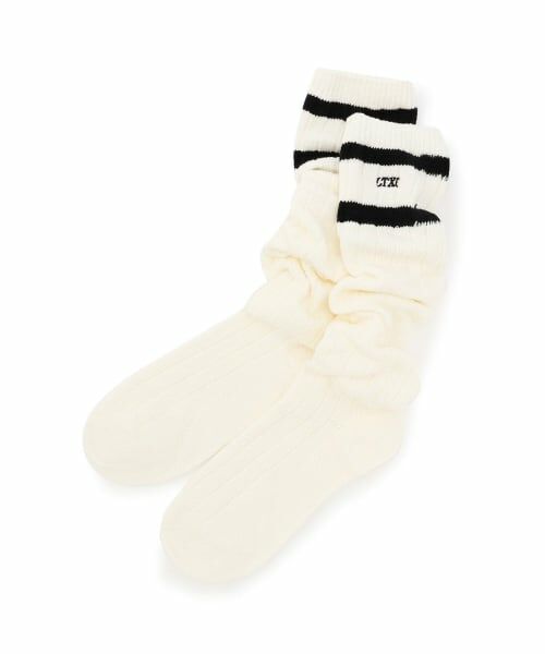 Lovetoxic / ラブトキシック ソックス | 【LTXC】ラインルーズソックス（オフ ホワイト）