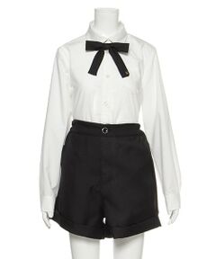 Lovetoxic / ラブトキシック スラックス・ドレスパンツ | リボンつきショートパンツ