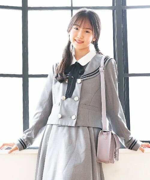 Lovetoxic / ラブトキシック テーラードジャケット | ダブルセーラージャケット（グレー）