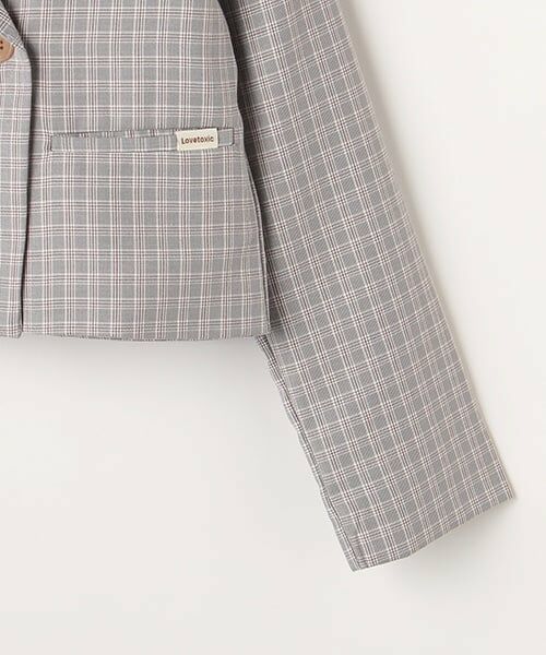 Lovetoxic / ラブトキシック ブルゾン | チェックジャケット | 詳細4