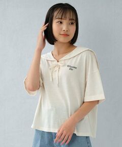 Lovetoxic / ラブトキシック Tシャツ | 【アパレルEC別注】セーラーカラー半T