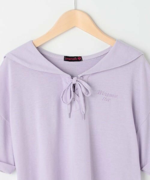 Lovetoxic / ラブトキシック Tシャツ | 【アパレルEC別注】セーラーカラー半T | 詳細2