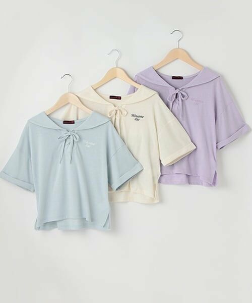 Lovetoxic / ラブトキシック Tシャツ | 【アパレルEC別注】セーラーカラー半T | 詳細7