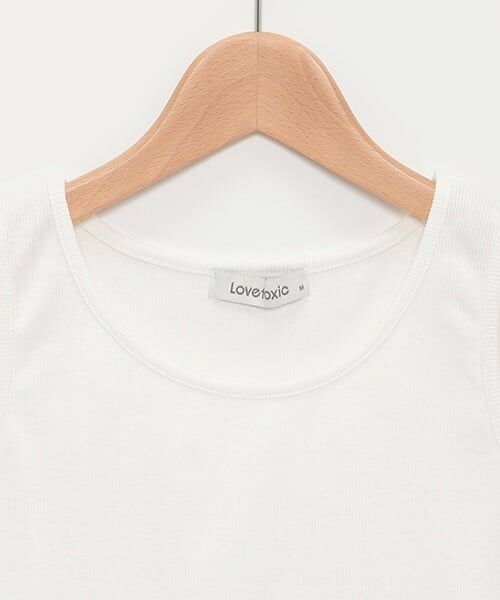 Lovetoxic / ラブトキシック シャツ・ブラウス | インナーつき半袖シアーシャツ | 詳細6