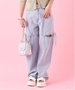 Lovetoxic / ラブトキシック その他パンツ | サイドスリットリボンデニム