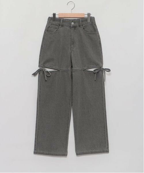 Lovetoxic / ラブトキシック その他パンツ | サイドスリットリボンデニム | 詳細18