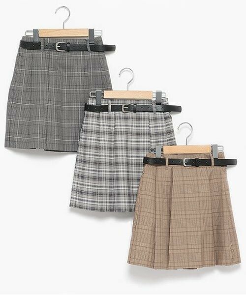 Lovetoxic / ラブトキシック ミニ・ひざ丈スカート | 【GOODPRICE】ベルトつきチェックプリーツスカパン | 詳細12