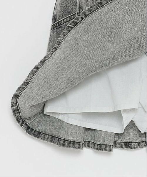 Lovetoxic / ラブトキシック ミニ・ひざ丈スカート | 【LTXC】デニムプリーツスカパン | 詳細10