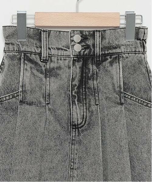 Lovetoxic / ラブトキシック ミニ・ひざ丈スカート | 【LTXC】デニムプリーツスカパン | 詳細5