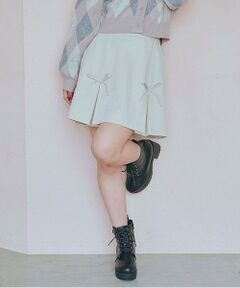 Lovetoxic / ラブトキシック ミニ・ひざ丈スカート | リボンボックスプリーツスカート