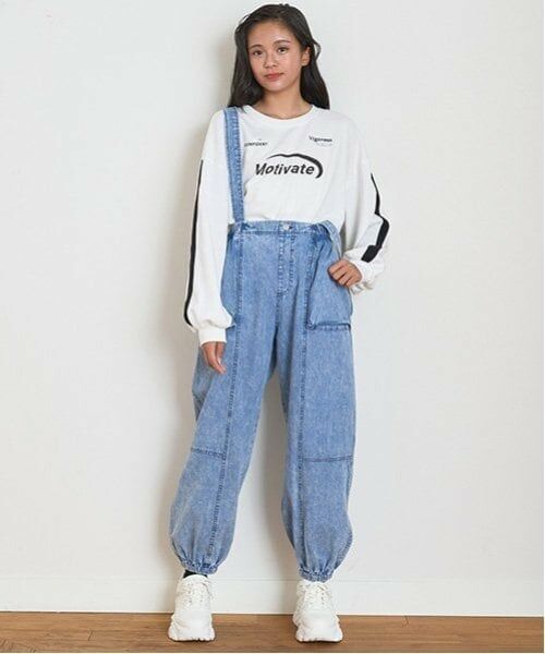 Lovetoxic / ラブトキシック その他パンツ | 【LTXC】サス付ルーズジョグパンツ | 詳細18