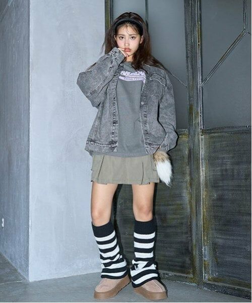 Lovetoxic / ラブトキシック ミニ・ひざ丈スカート | 【LTXC】ベルト付カーゴボックススカパン | 詳細1