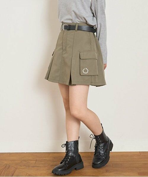 Lovetoxic / ラブトキシック ミニ・ひざ丈スカート | 【LTXC】ベルト付カーゴボックススカパン | 詳細3