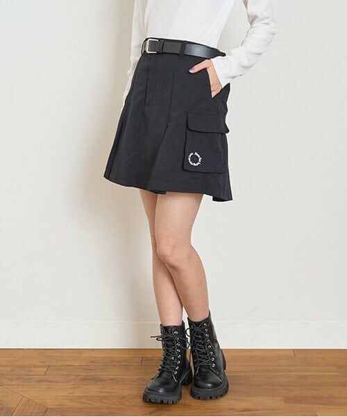 Lovetoxic / ラブトキシック ミニ・ひざ丈スカート | 【LTXC】ベルト付カーゴボックススカパン | 詳細4