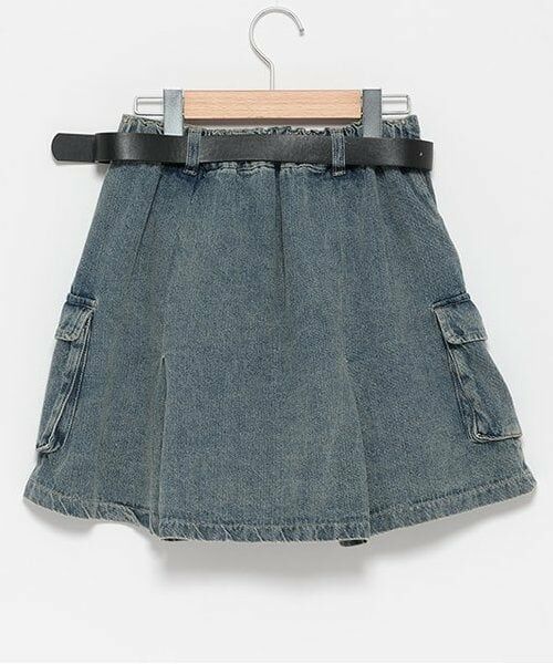 Lovetoxic / ラブトキシック ミニ・ひざ丈スカート | 【LTXC】ベルト付カーゴボックススカパン | 詳細5