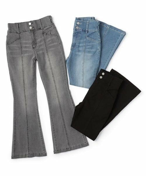 Lovetoxic / ラブトキシック その他パンツ | ハイウエストフレアデニムパンツ | 詳細10