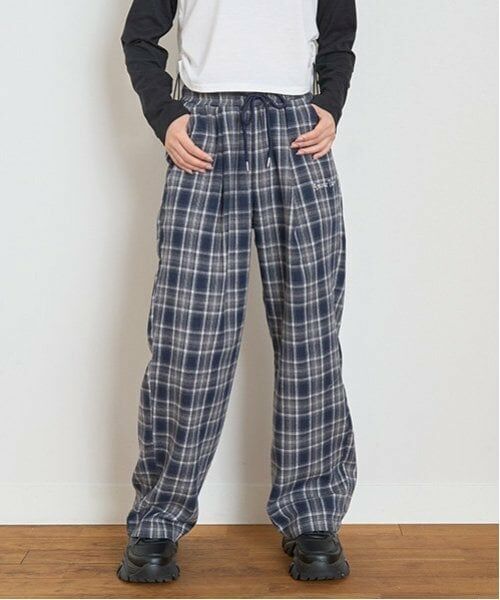 Lovetoxic / ラブトキシック その他パンツ | ストレートフィットプルオンパンツ（紺）