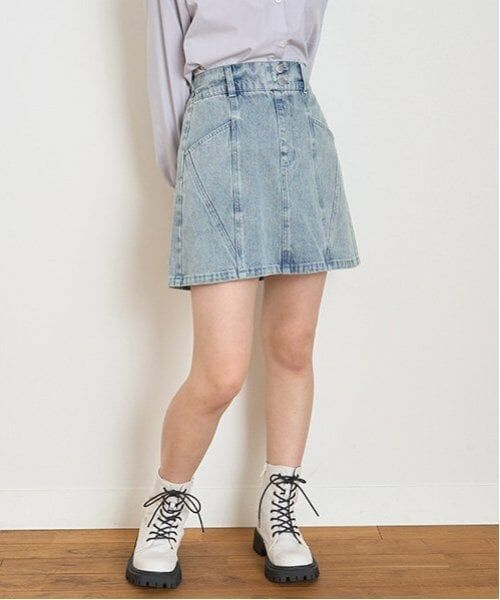 Lovetoxic / ラブトキシック ミニ・ひざ丈スカート | 【GOODPRICE】切替台形スカパン | 詳細2