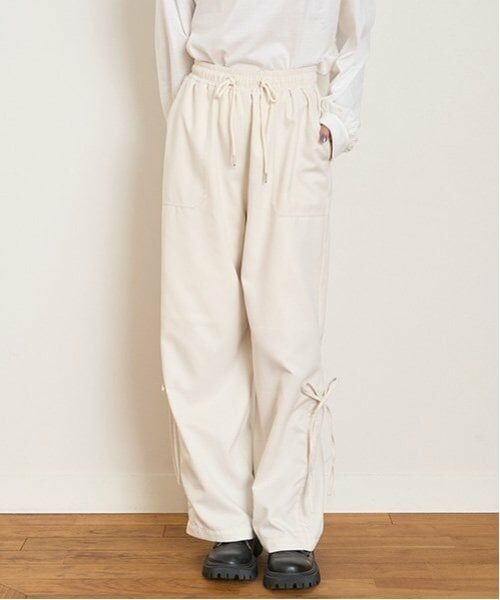 Lovetoxic / ラブトキシック その他パンツ | 【LTXC】ギャザードロストカーゴパンツ（アイボリー）