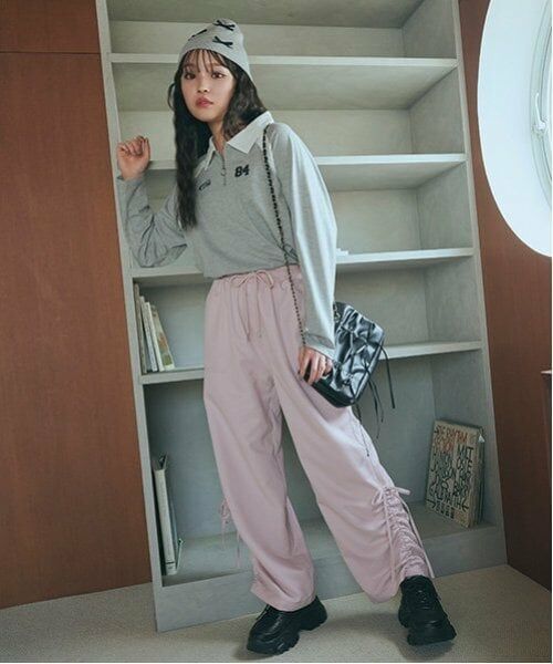 Lovetoxic / ラブトキシック その他パンツ | 【LTXC】ギャザードロストカーゴパンツ | 詳細1