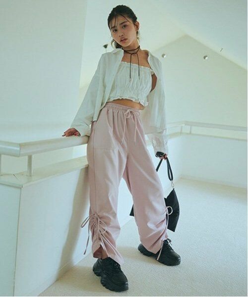 Lovetoxic / ラブトキシック その他パンツ | 【LTXC】ギャザードロストカーゴパンツ | 詳細2