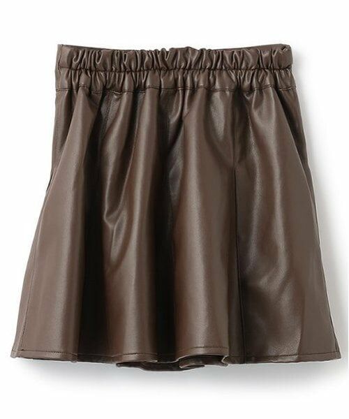 Lovetoxic / ラブトキシック ミニ・ひざ丈スカート | レザー風フレアスカパン | 詳細1