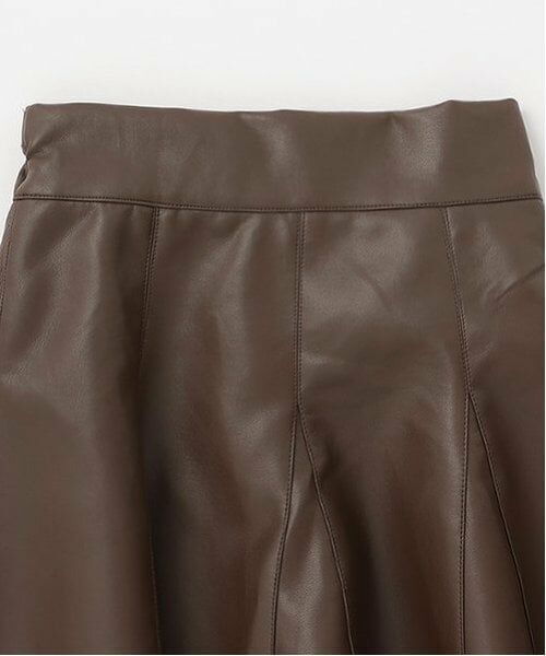 Lovetoxic / ラブトキシック ミニ・ひざ丈スカート | レザー風フレアスカパン | 詳細2