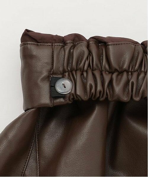 Lovetoxic / ラブトキシック ミニ・ひざ丈スカート | レザー風フレアスカパン | 詳細3