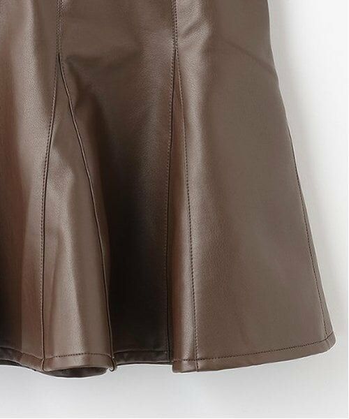 Lovetoxic / ラブトキシック ミニ・ひざ丈スカート | レザー風フレアスカパン | 詳細4
