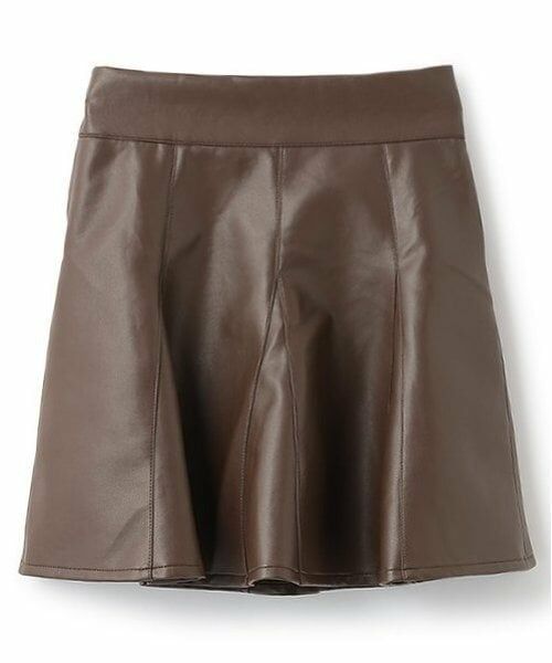 Lovetoxic / ラブトキシック ミニ・ひざ丈スカート | レザー風フレアスカパン | 詳細8