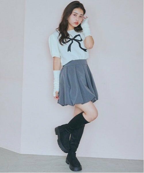 Lovetoxic / ラブトキシック ミニ・ひざ丈スカート | 【DHOLIC】バルーンスカパン | 詳細2