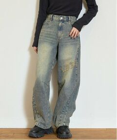 Lovetoxic / ラブトキシック その他パンツ | 【LTXC】フリンジロゴデニムパンツ