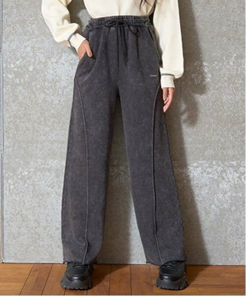 Lovetoxic / ラブトキシック その他パンツ | 【LTXC】ピグメント加工パンツ（グレー）