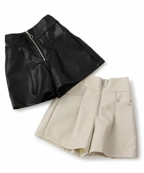 Lovetoxic / ラブトキシック ショート・ハーフ・半端丈パンツ | 【LTXC】レザー風ジップショートパンツ | 詳細12